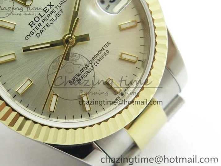 MiroTime 0506 Datejust 31mm 278273 SS YG BP Maker Best Edition Silver Sticks Markers Dial on SS YG Oyster Bracelet QuickDry 2712
